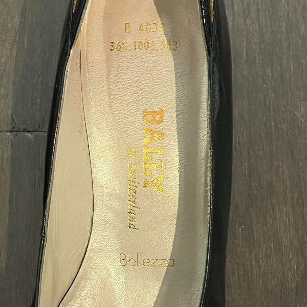 Navy blue vintage Bally heels, size 5.5 - Picture 8 of 8